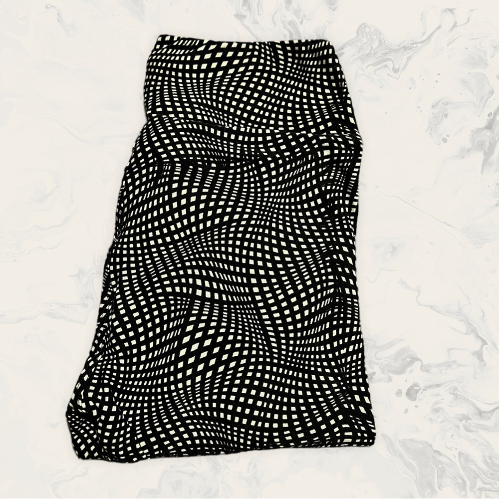 OS LuLaRoe Leggings - Optical Illusions Print - One Size 0-12 Trippy Design